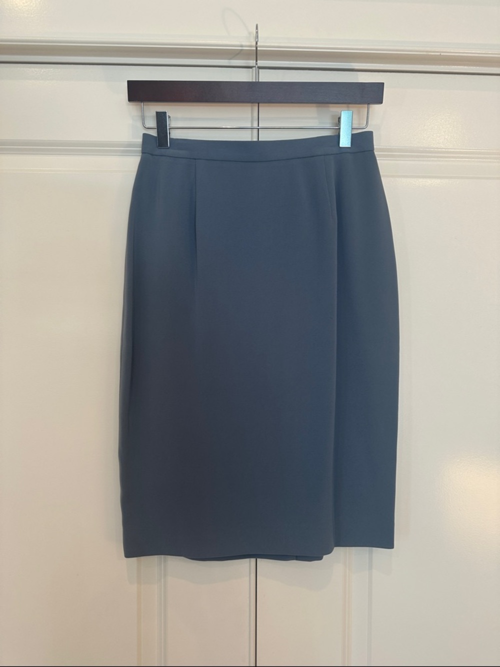 NWOT Jones New York slate blue/lagoon pencil skirt lined 6P